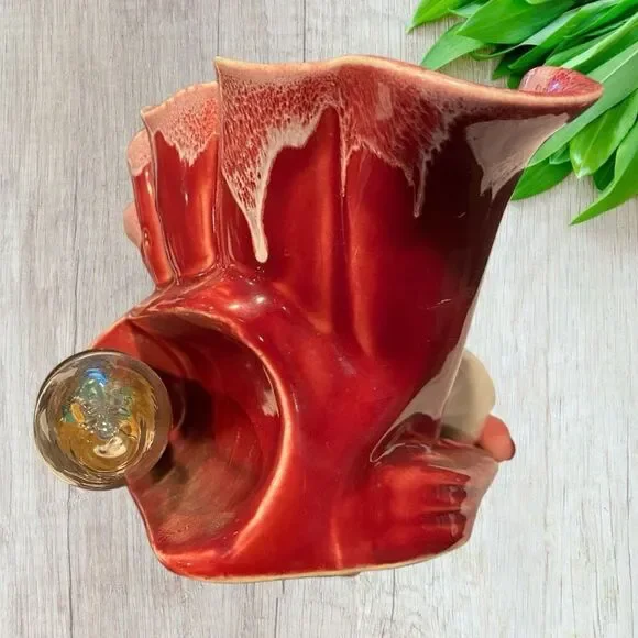 Vintage MCM Swan Console Planter Lamp USA Hard to Find - Picture 9 of 10